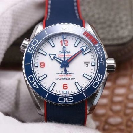 Omega Seamaster Planet Ocean 36th America's Cup Limited Edition VS Factory White Dial