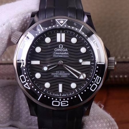 Omega Seamaster Diver 300M Black Ceramic 210.92.44.20.01.001 VS Factory Black Dial