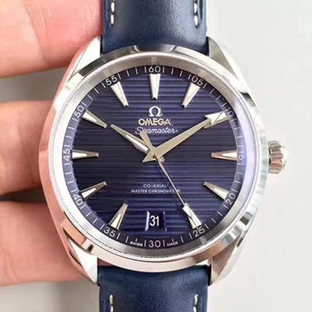 Omega Seamaster Aqua Terra 150M Master Co-Axial Baselworld Blue Textured Dial