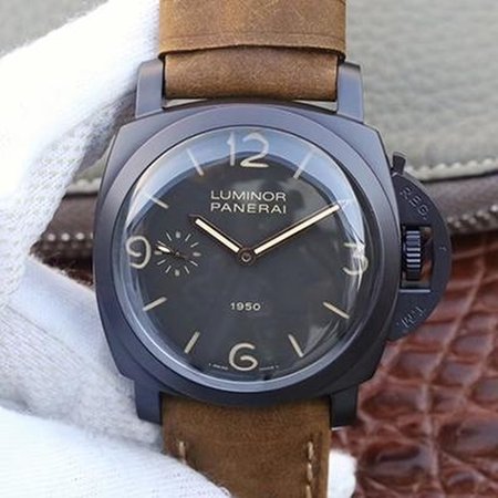 Panerai Luminor 1950 3 Days PAM 375 ZF Factory Black Dial