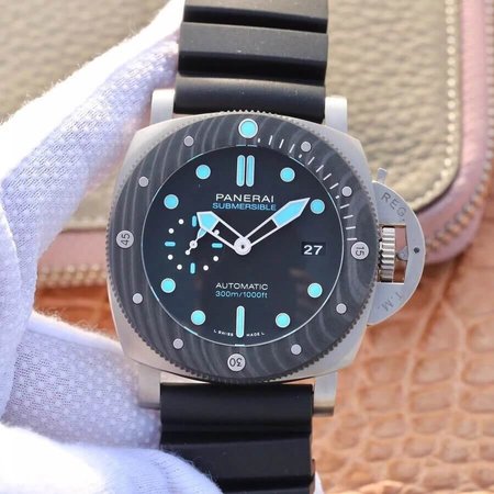 Panerai Submersible PAM00799 VS Factory Black Strap