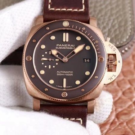 Panerai Submersible PAM00968 King of Bronze VS Factory Brown Dial