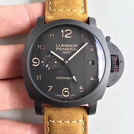 Panerai Luminor GMT 1950 3 Days PAM441 VS Factory V2 Black Dial