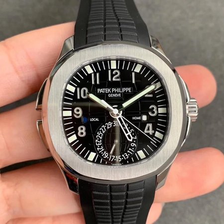 Patek Philippe Aquanaut 5164A-001 GR Factory Black Strap