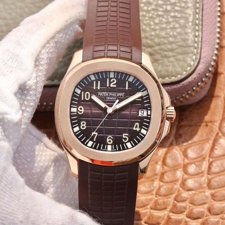 Patek Philippe Aquanaut 5167R-001 40mm ZF Factory Brown Strap