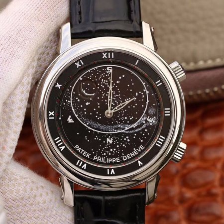 Patek Philippe Grand Complications Sky Moon Celestial 5102G TW Factory Black Dial