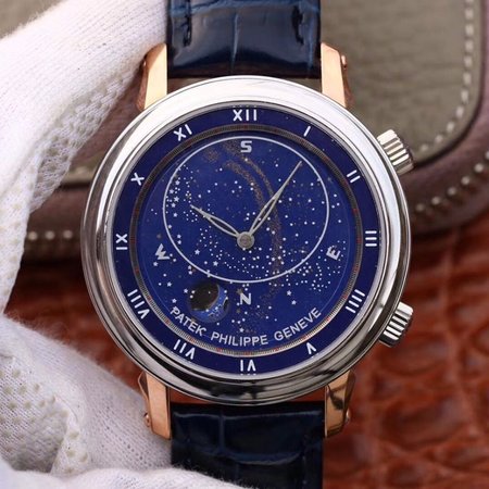 Patek Philippe Grand Complications Sky Moon Celestial Rose Gold 5102PR-001 TW Factory Blue Dial