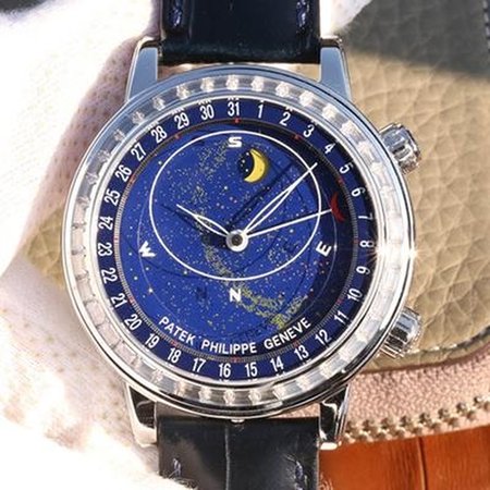 Patek Philippe Grand Complications Sky Moon Celestial 6102P-001 TWA Factory Blue Dial