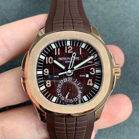 Patek Philippe Aquanaut 5164R-001 GR Factory Brown Strap