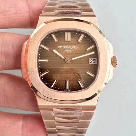 Patek Philippe Nautilus 5711/1R-001 PF Factory Rose Gold Chocolate Dial