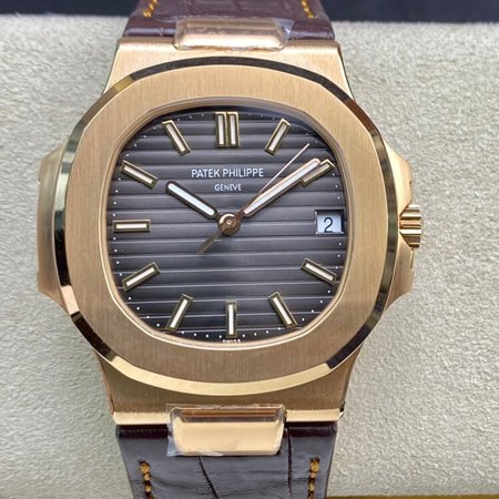 Patek Philippe Nautilus 5711R 3K Factory Brown Strap