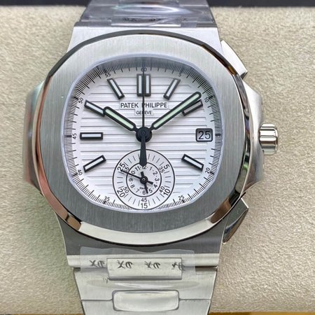 Patek Philippe Nautilus 5980/1A-019 3K Factory White Dial