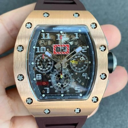 Richard Mille RM011 KV Factory Brown Strap