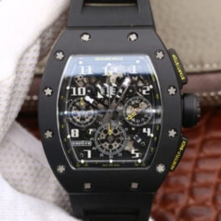 Richard Mille RM-011 KV Factory Black Case