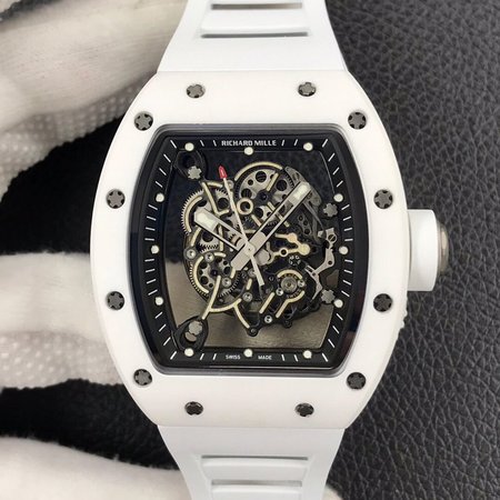 Richard Mille RM055 ZF Factory White Strap