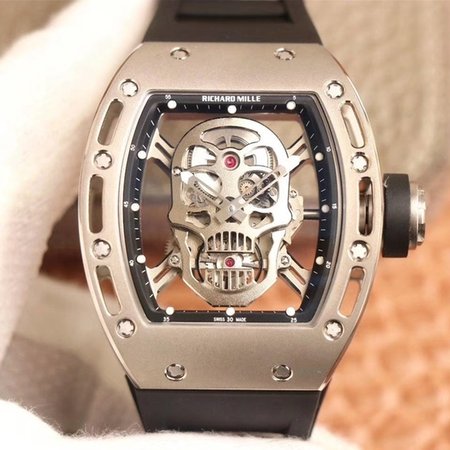 Richard Mille RM052 ZF Factory Silver Titanium Skull Dial