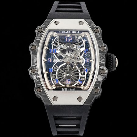 Richard Mille RM21-01 RM Factory Skeleton Dial Black Strap