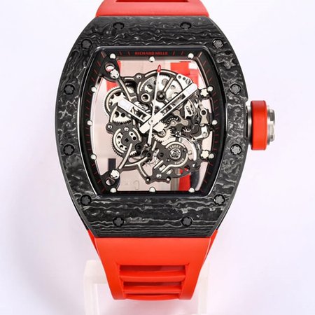 Richard Mille RM-055 BBR Factory Red Rubber Strap