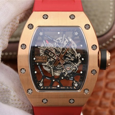 Richard Mille RM035 Americas KV Factory Rubber Strap