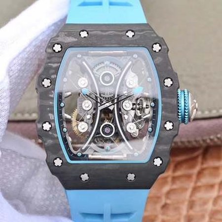 Richard Mille RM53-01 Tourbillon Pablo Mac Donough JB Factory Black Hollow Dial