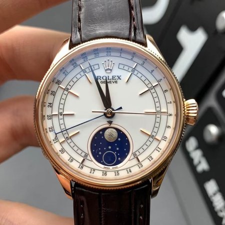 Rolex Cellini M50535-0002 KZ Factory Brown Strap