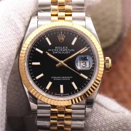 Rolex Datejust 126233 EW Factory Black Dial