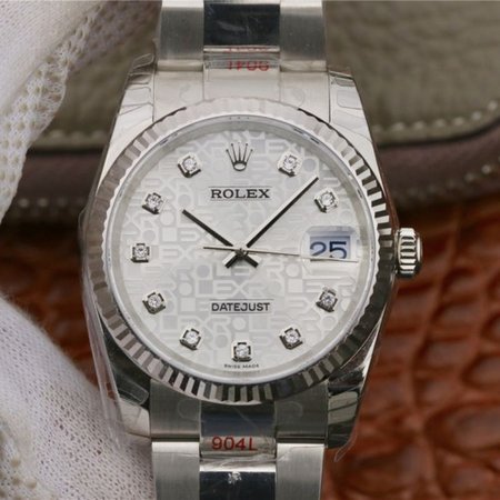 Rolex Datejust 116234 36MM AR Factory Diamond-printed Dial