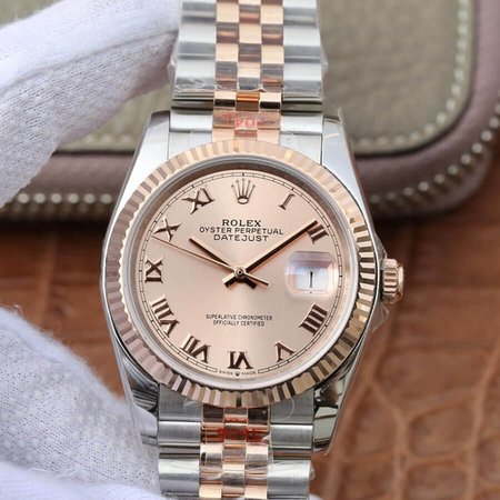 Rolex Datejust 116231 36MM GM Factory Pink Dial