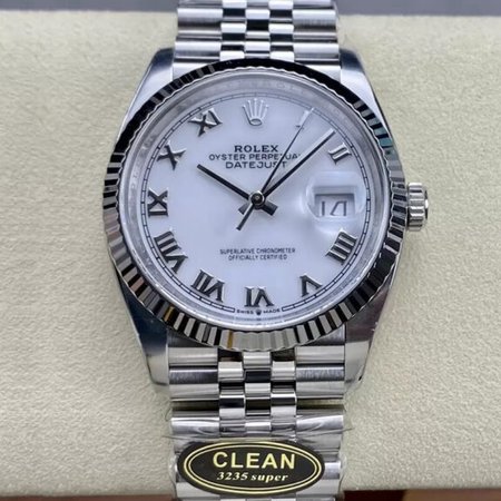 Rolex Datejust M126234-0025 36MM Clean Factory White Dial