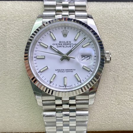 Rolex Datejust 36MM EW Factory Stainless Steel Strap