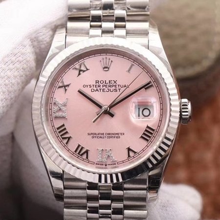 Rolex Datejust M126234-0031 EW Factory Pink Dial