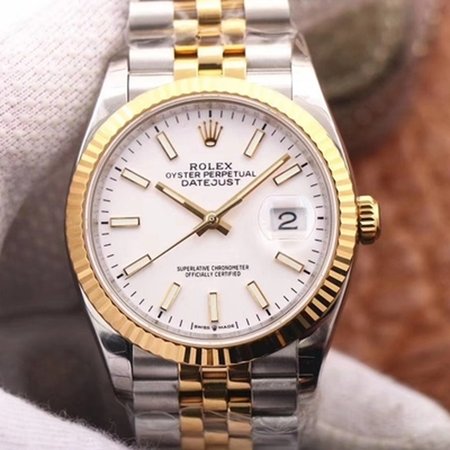 Rolex Datejust M126233-0019 EW Factory White Dial