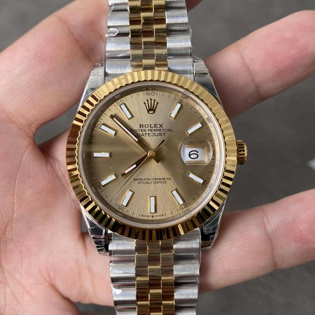 Rolex Datejust M126333-0010 41MM VS Factory Gold Dial