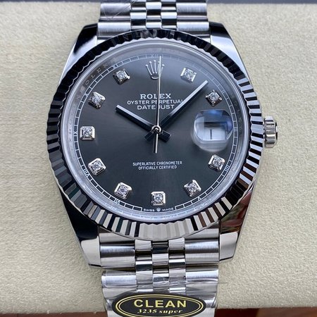 Rolex Datejust M126334-0006 Clean Factory Gray Steel Case