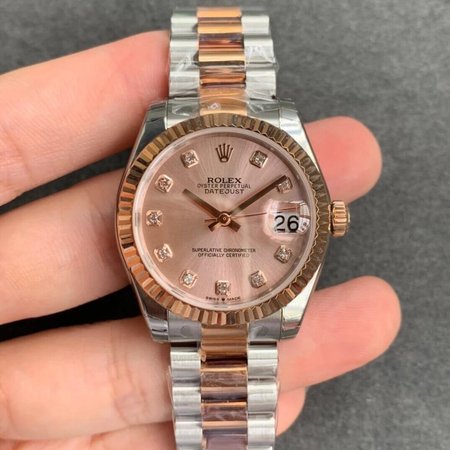 Rolex Datejust M278271-0023 GS Factory Rose Gold Dial