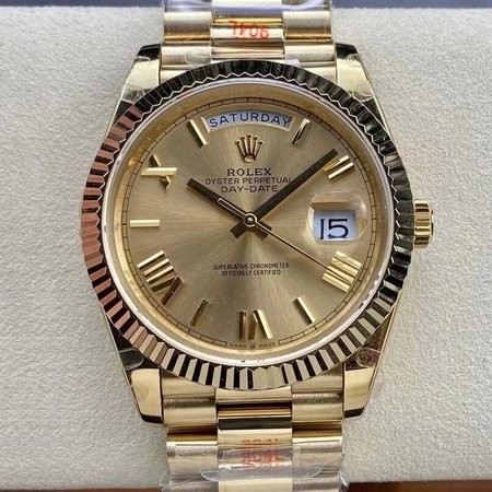 Rolex Day Date M228238-0006 904L Gold Case