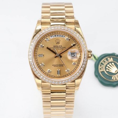 Rolex Day Date M128348RBR-0008 EW Factory Gold Case