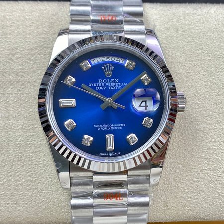 Rolex Day Date M128239-0023 36MM GM Factory Blue Dial