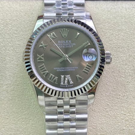 Rolex Datejust M278274-0028 31MM EW Factory Gray Stainless Steel