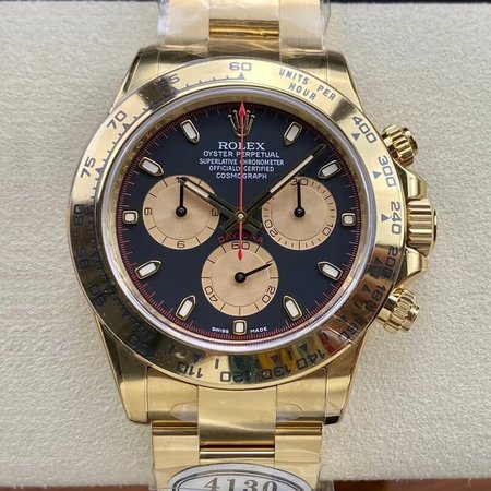 Rolex Cosmograph Daytona M116508-0009 Clean Factory Gold Strap