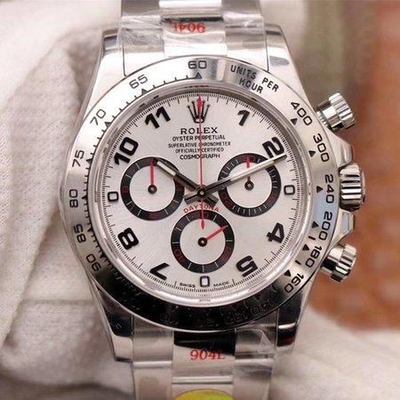 Rolex Daytona Cosmograph 116509-78599 Noob Factory White Dial