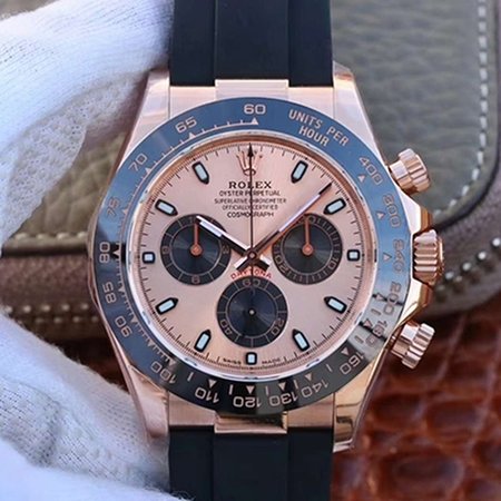 Rolex Daytona Cosmograph 116515LN Noob Factory Rose Gold Dial