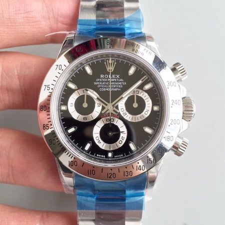 Rolex Daytona Cosmograph 116520 Noob Factory Black Dial