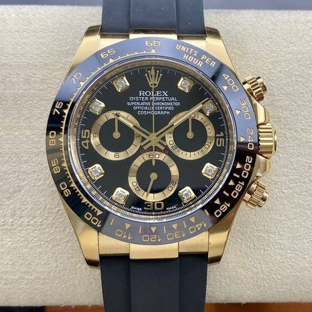 Rolex Cosmograph Daytona M116518ln-0078 Clean Factory Rubber Strap