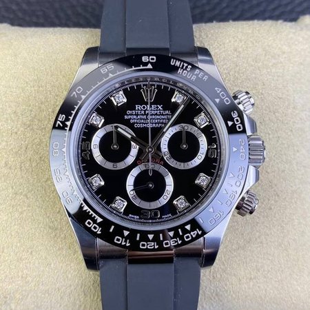 Rolex Cosmograph Daytona M116519LN-0025 Clean Factory Black Rubber Strap