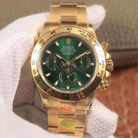 Rolex Daytona M116508-0013 Noob Factory Green Dial 4130 Movement