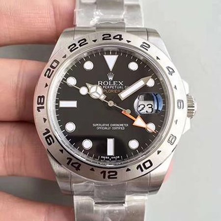 Rolex Explorer II 216570 2018 Noob Factory V7 Black Dial