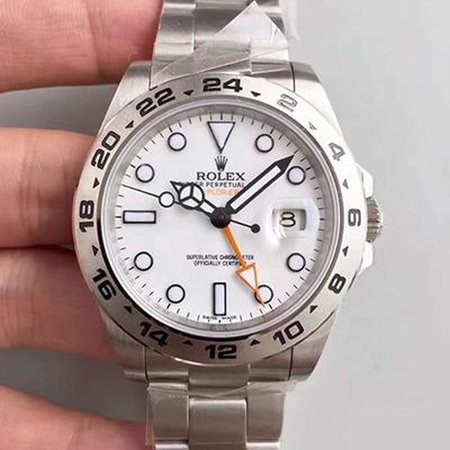 Rolex Explorer II 216570 2018 Noob Factory White Dial