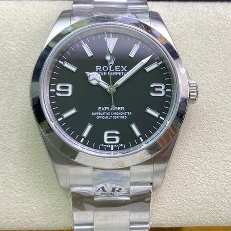 Rolex Explorer M214270-0003 39MM AR Factory Stainless Steel Strap