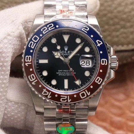 Rolex GMT Master II 126710BLRO-0001 Noob Factory Black Dial